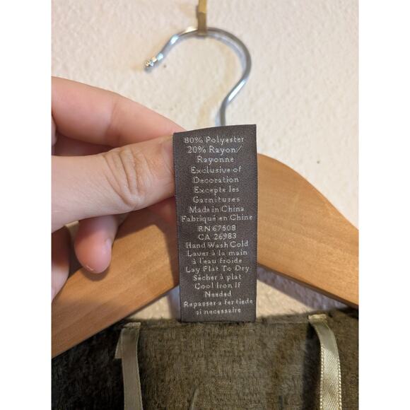 Vince Camuto Green Poncho one size - Picture 3 of 6